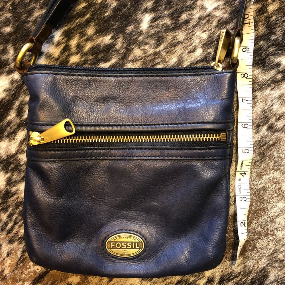 Fossil Crossbody Explorer Bag Blue - Picture 4 of 5